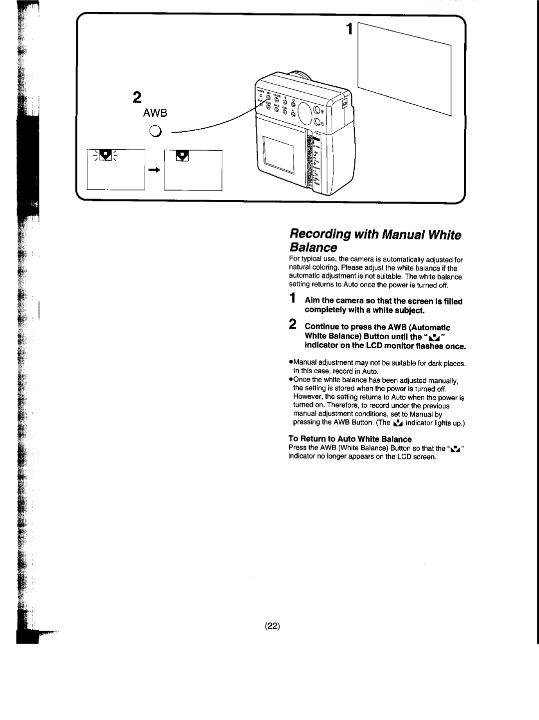 Panasonic NV-DCF1A manual 