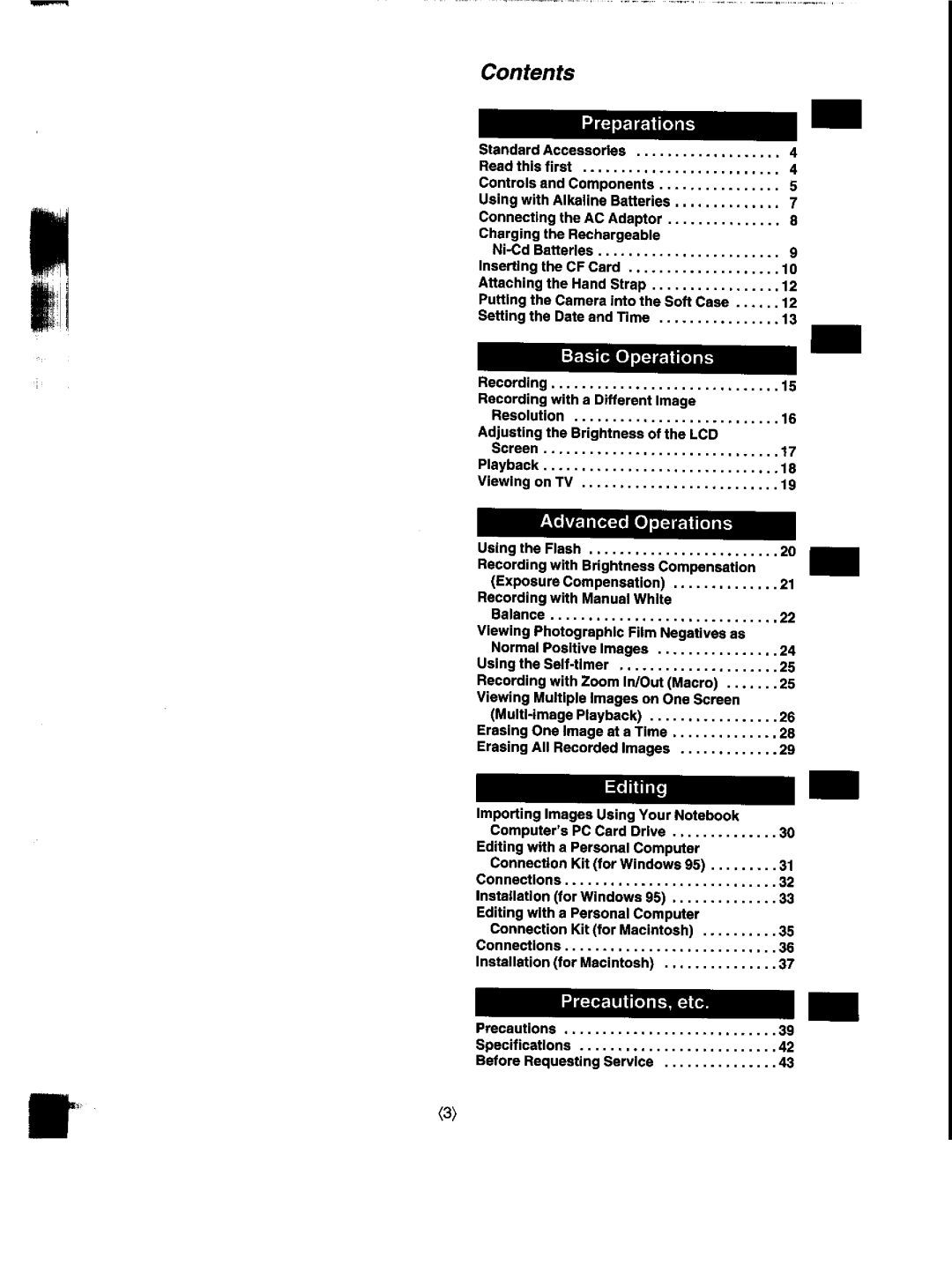 Panasonic NV-DCF1A manual 