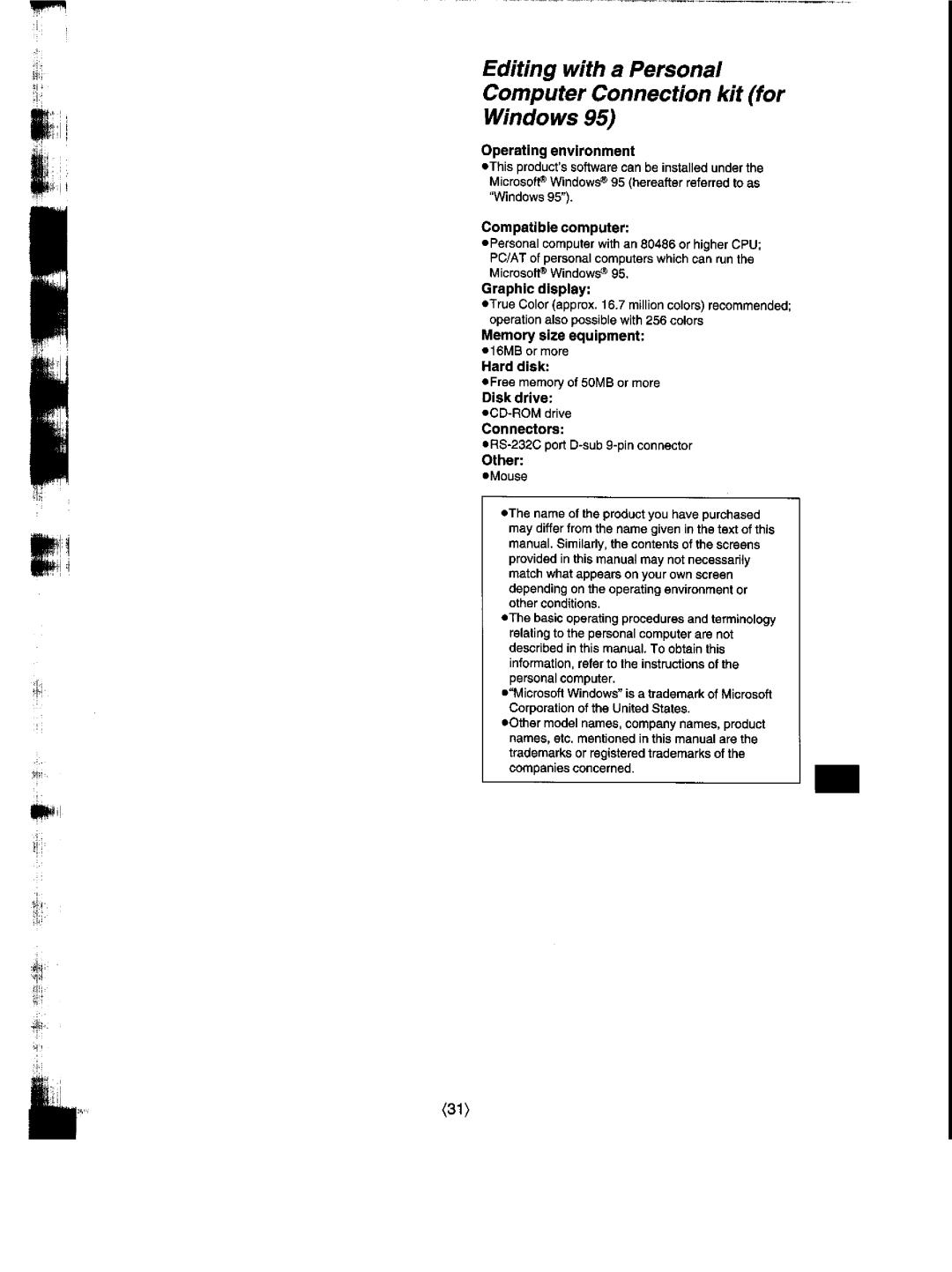 Panasonic NV-DCF1A manual 