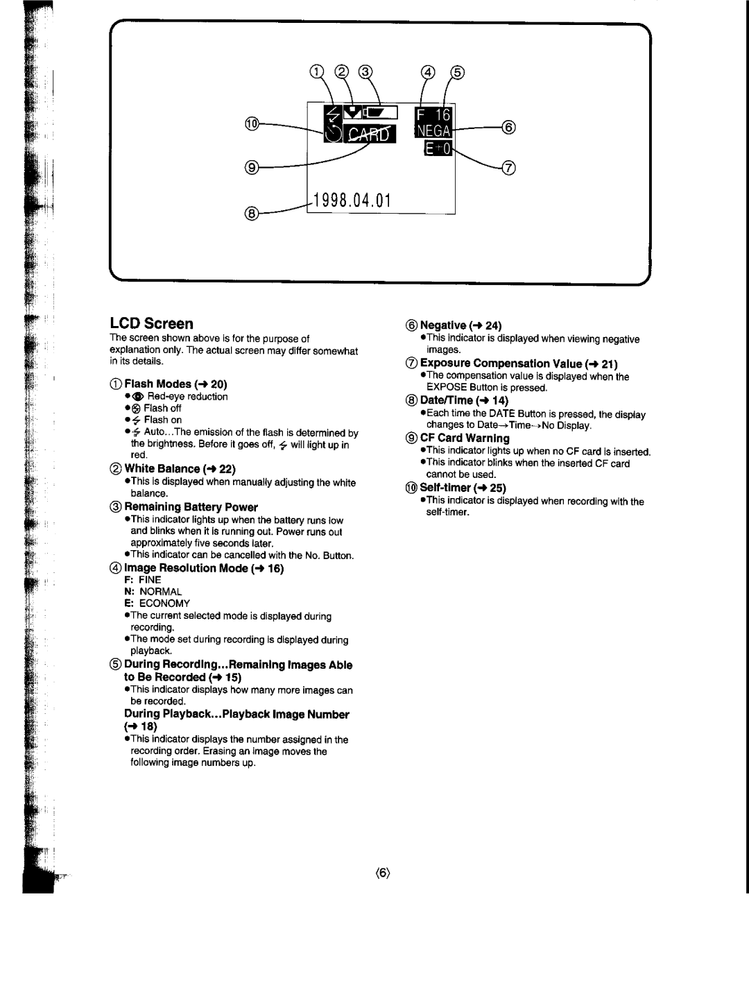 Panasonic NV-DCF1A manual 