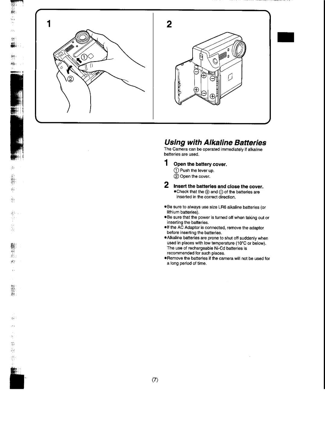 Panasonic NV-DCF1A manual 