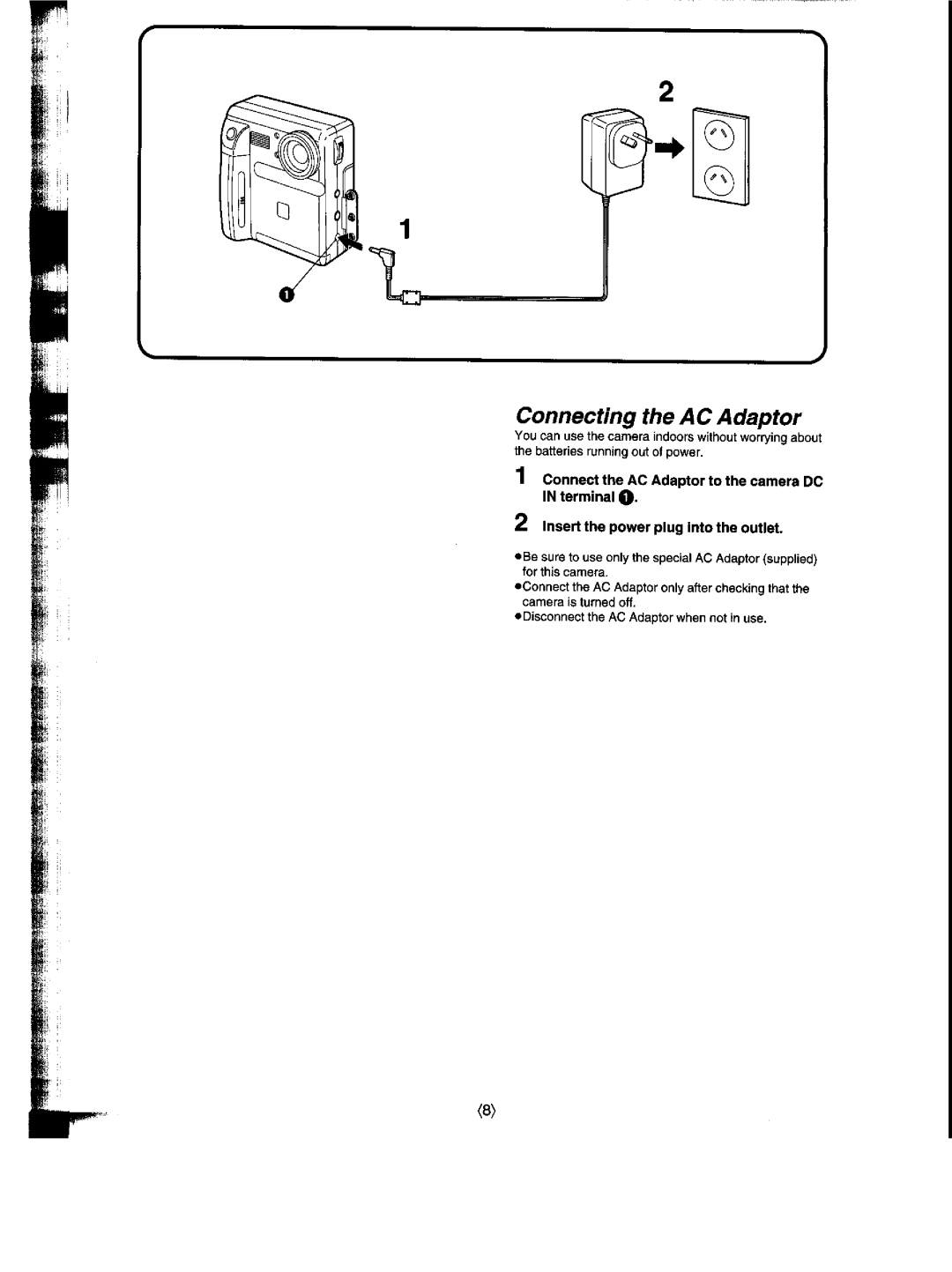 Panasonic NV-DCF1A manual 