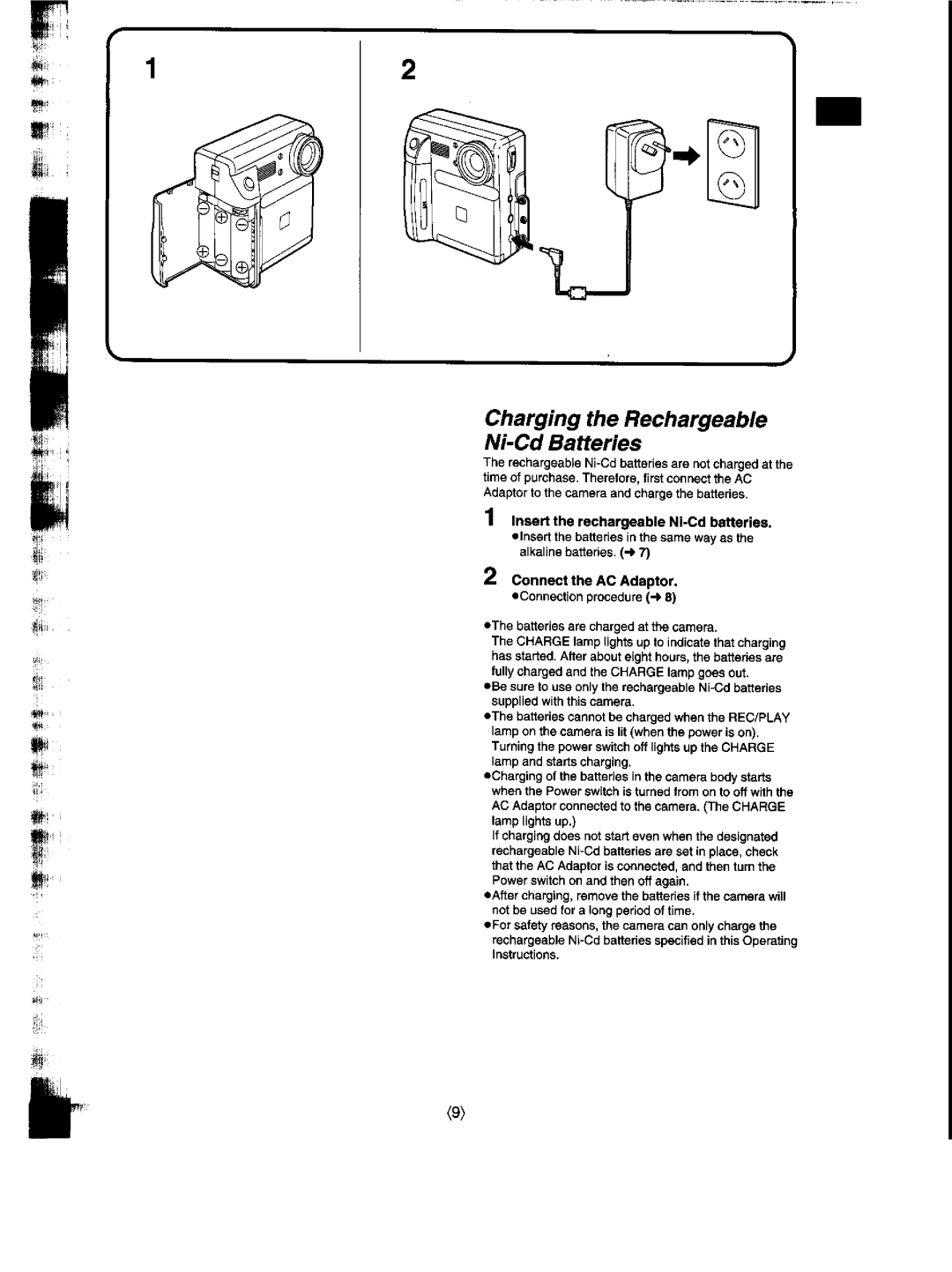 Panasonic NV-DCF1A manual 