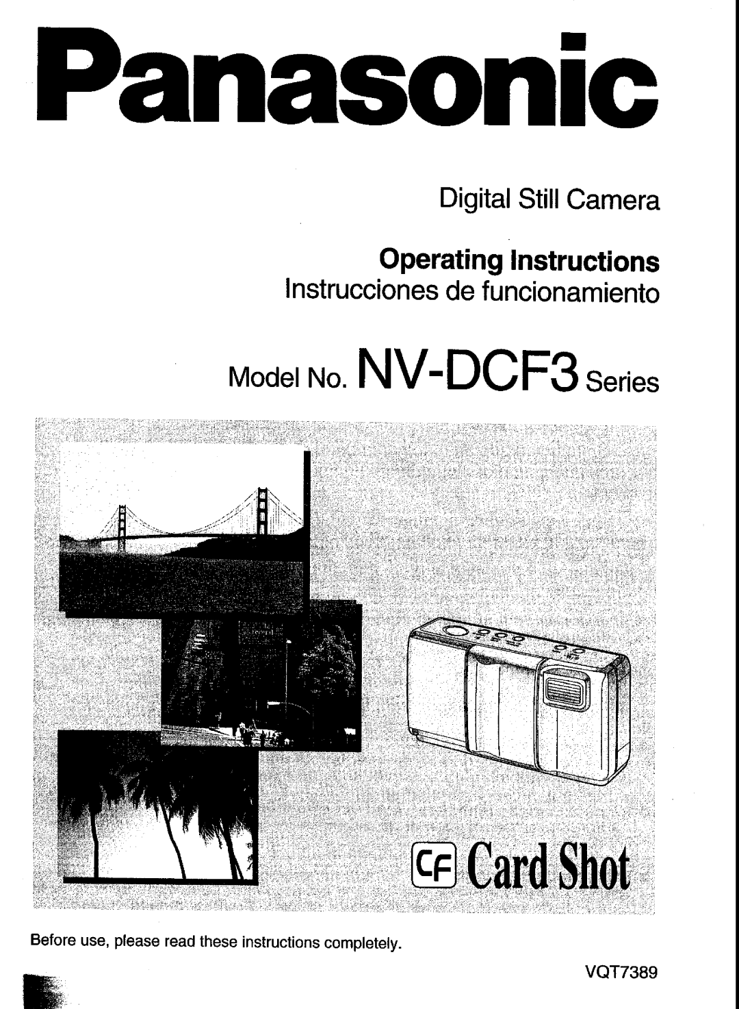 Panasonic NV-DCF3 Series manual 