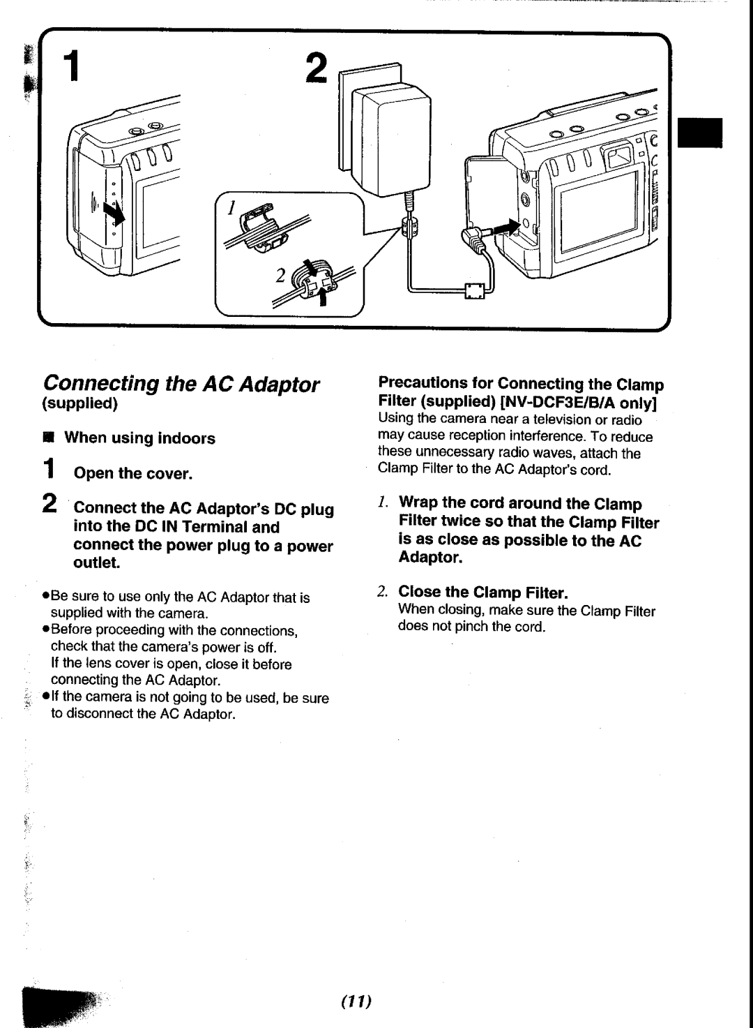 Panasonic NV-DCF3 Series manual 