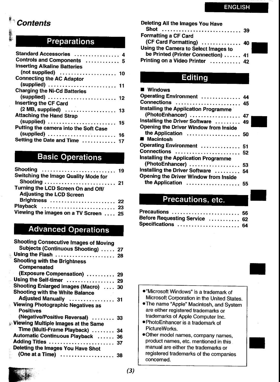 Panasonic NV-DCF3 Series manual 