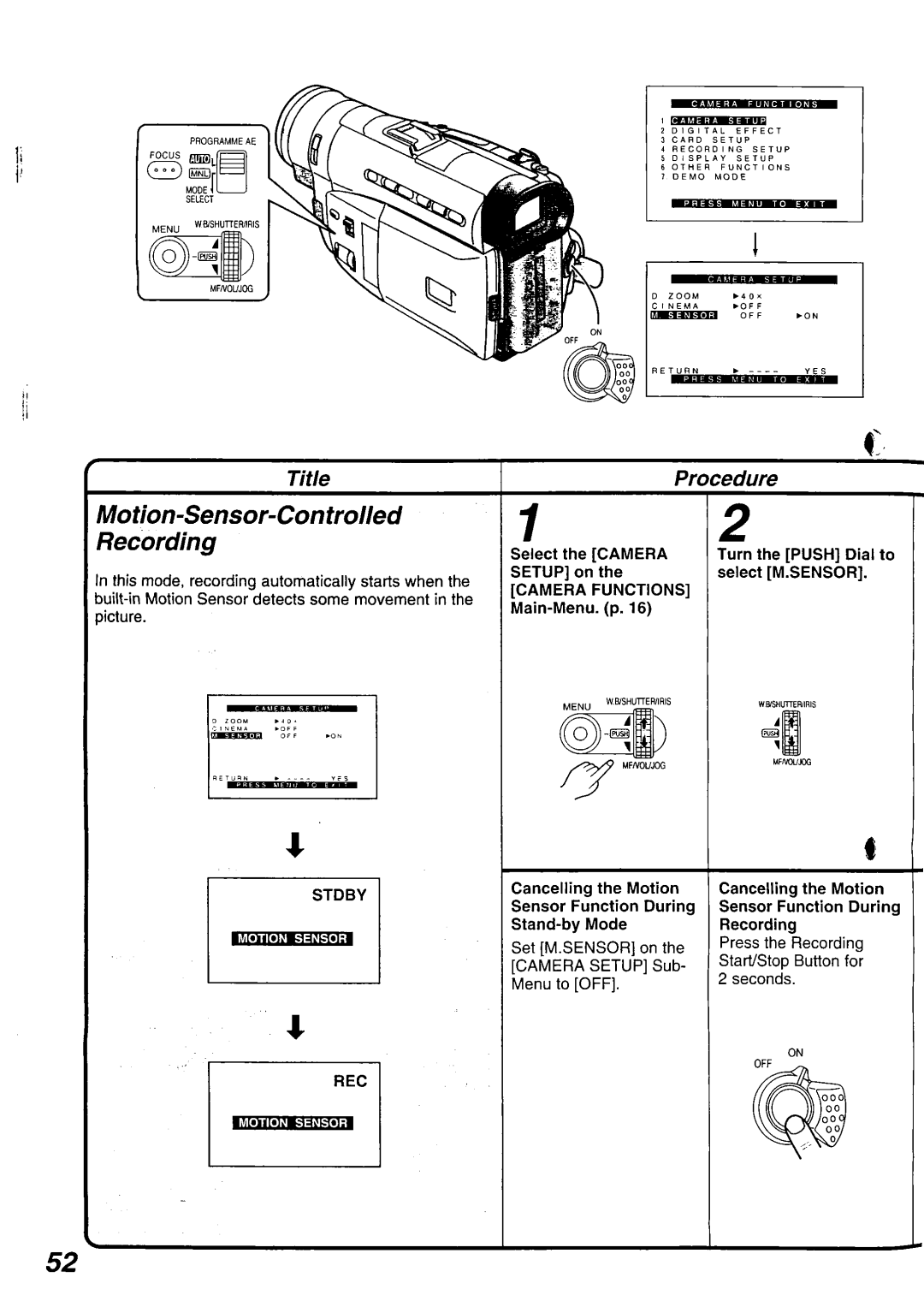 Panasonic NV-DS15 operating instructions 