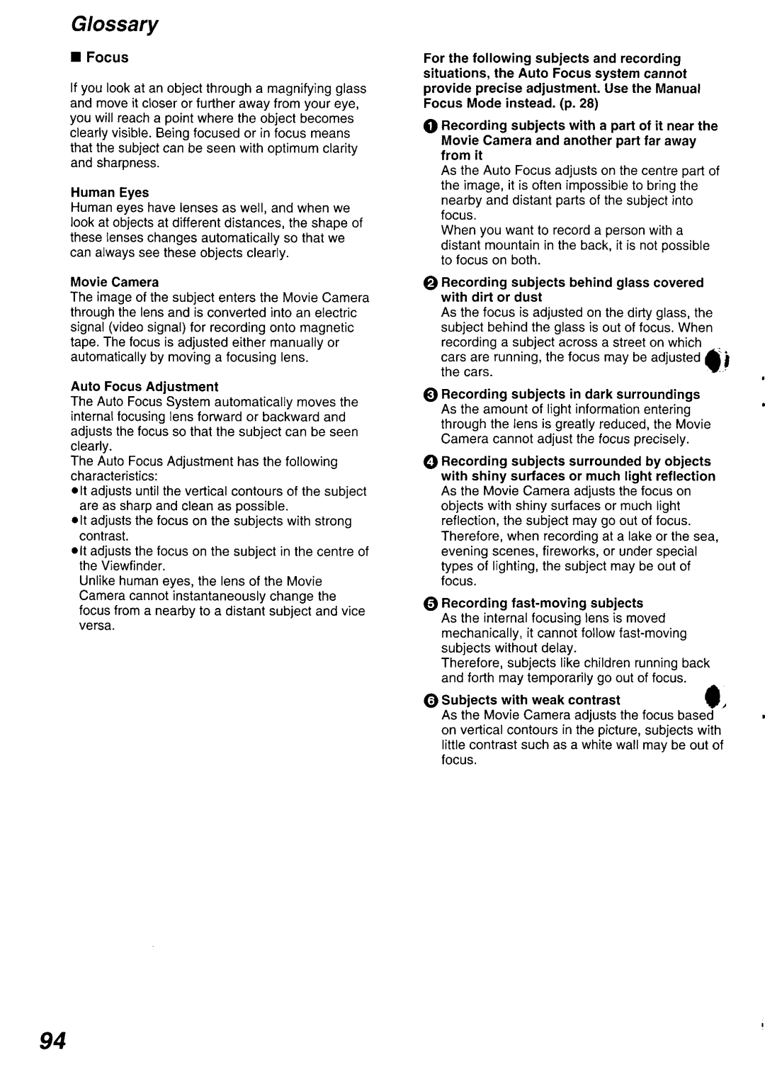 Panasonic NV-DS15 operating instructions 