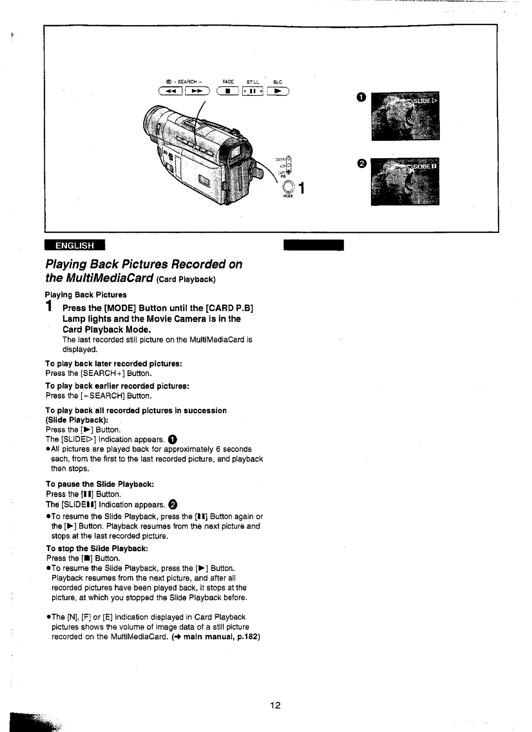 Panasonic NV-DS25A, NV-DS15A, NV-DS15ENC, NV-DS25EN manual 