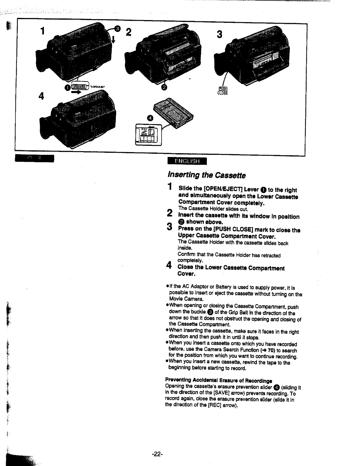 Panasonic NV-DS15ENC, NV-DS15A, NV-DS25A, NV-DS25EN manual 