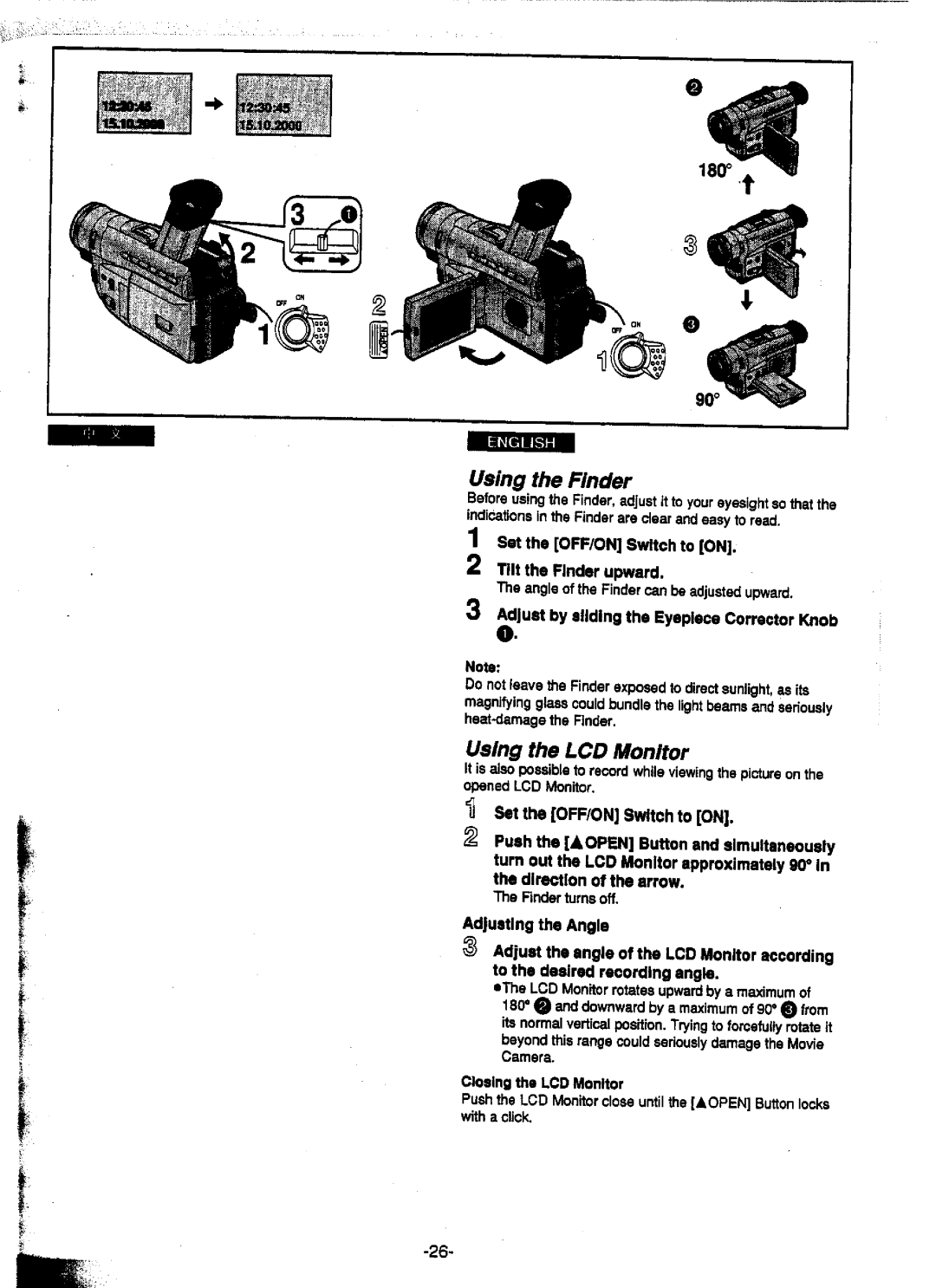 Panasonic NV-DS15A, NV-DS15ENC, NV-DS25A, NV-DS25EN manual 