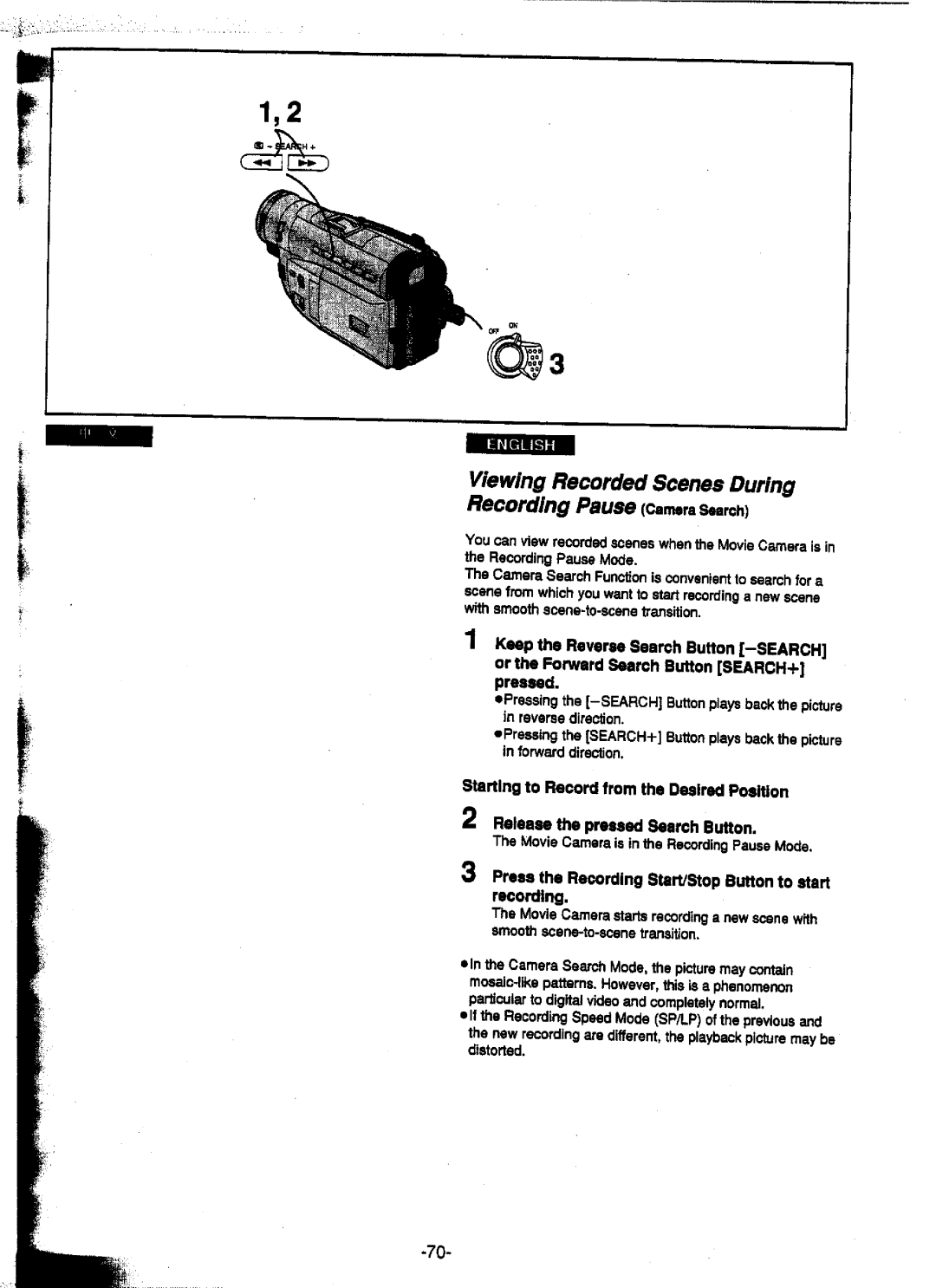 Panasonic NV-DS15A, NV-DS15ENC, NV-DS25A, NV-DS25EN manual 