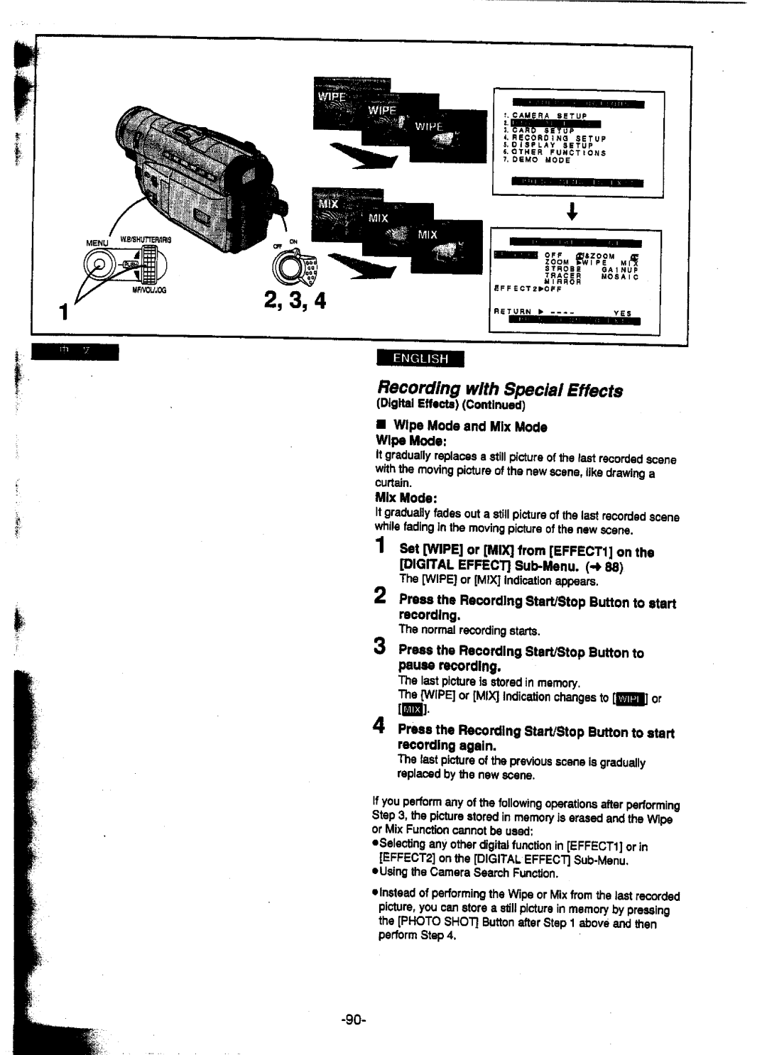 Panasonic NV-DS15A, NV-DS15ENC, NV-DS25A, NV-DS25EN manual 