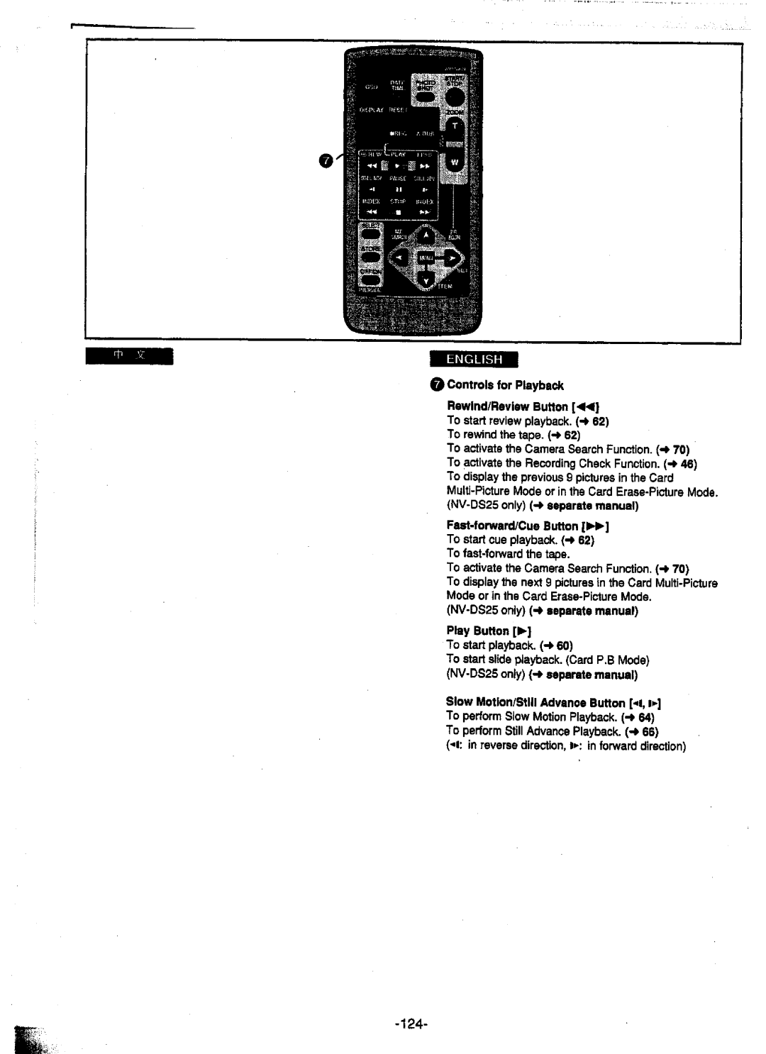 Panasonic NV-DS25A, NV-DS15A, NV-DS15ENC, NV-DS25EN manual 