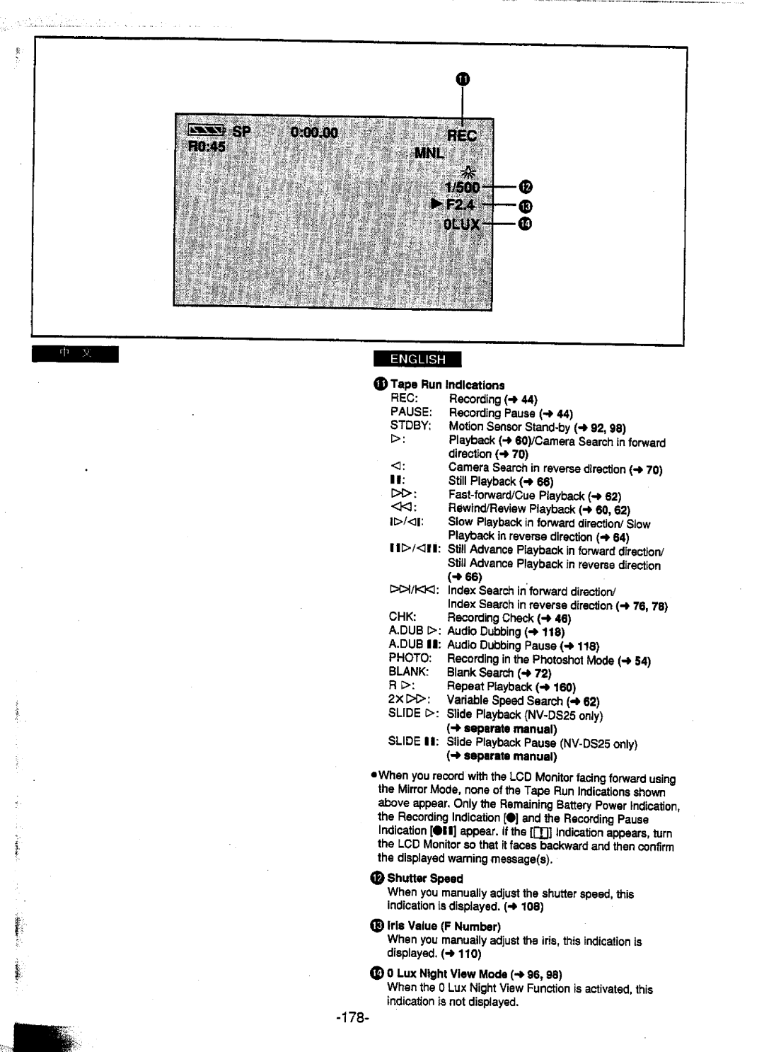 Panasonic NV-DS25EN, NV-DS15A, NV-DS15ENC, NV-DS25A manual 