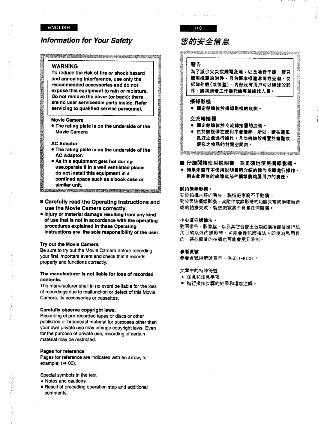 Panasonic NV-DS1EN manual 