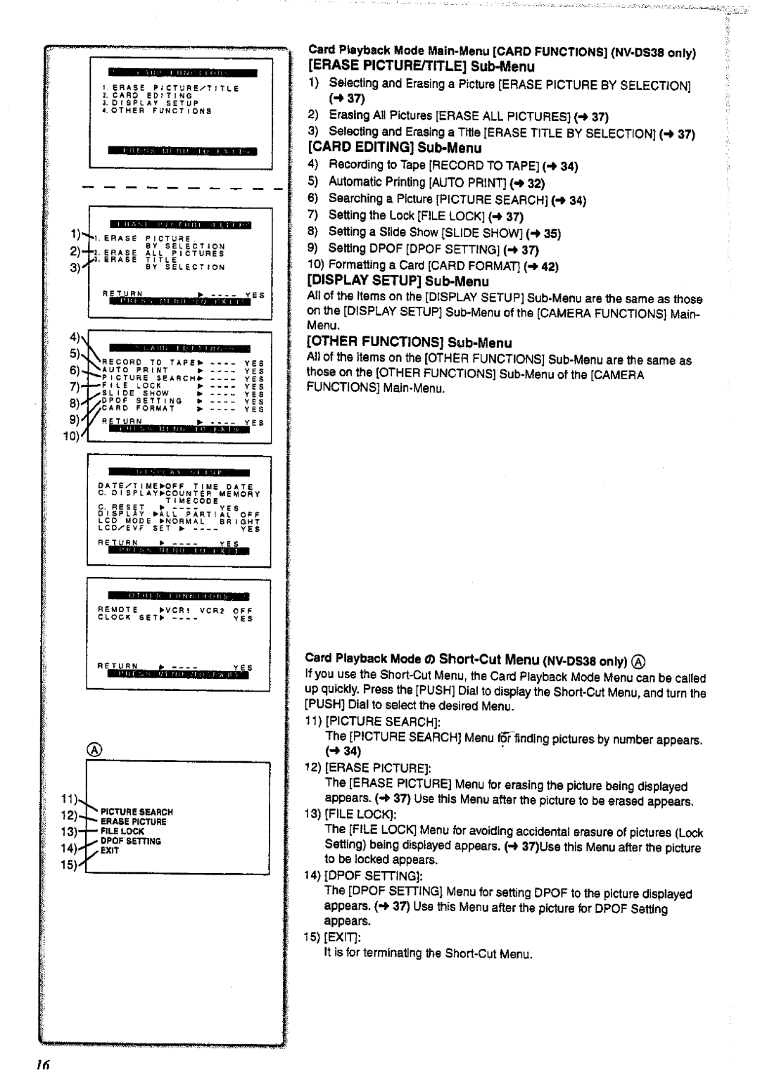 Panasonic NV-DS38A, NV-DS28A manual 