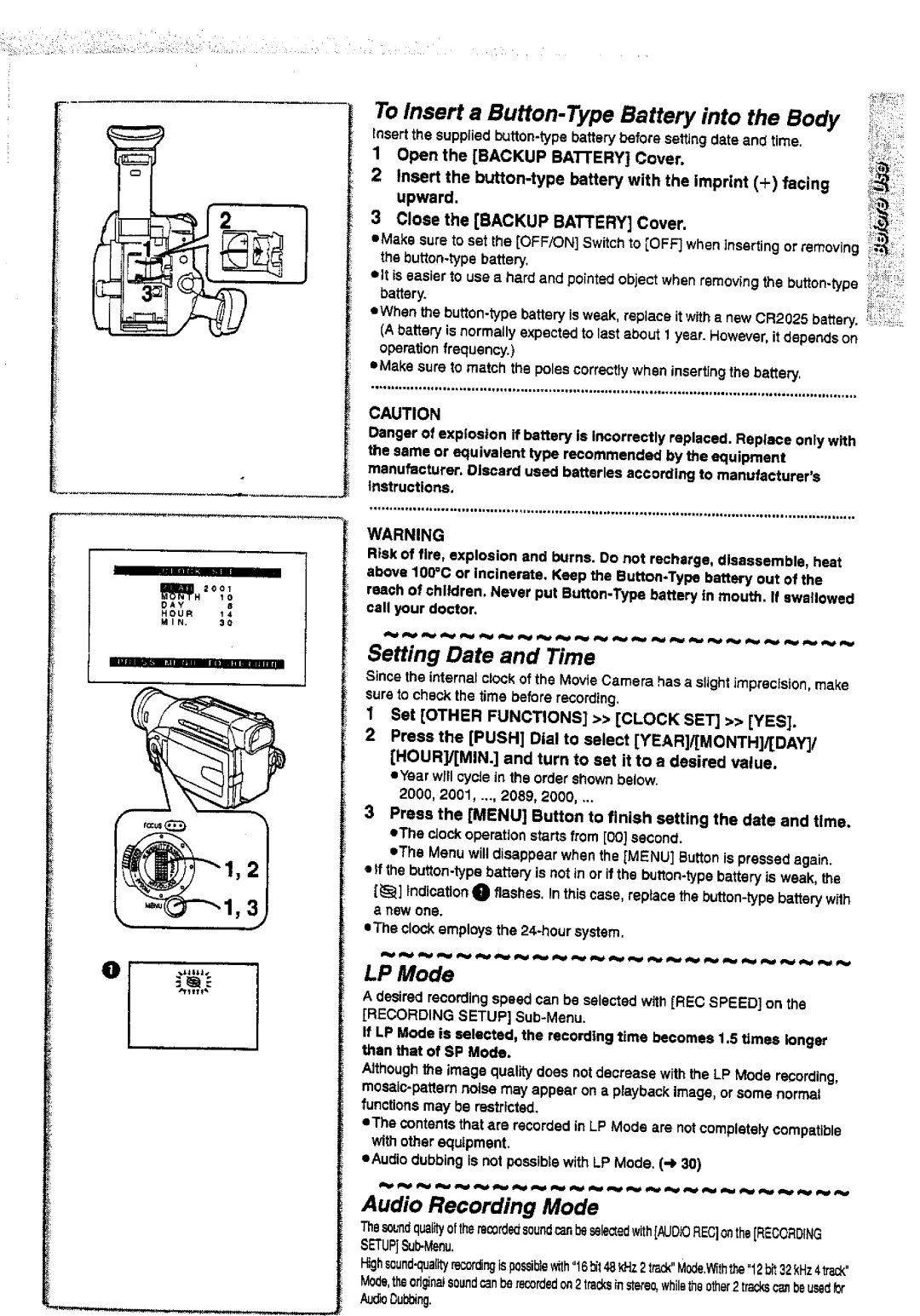 Panasonic NV-DS28A, NV-DS38A manual 