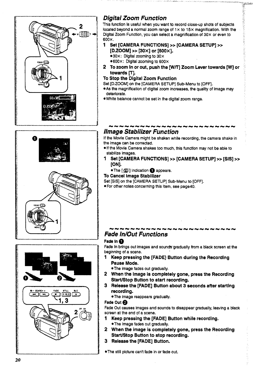 Panasonic NV-DS38A, NV-DS28A manual 