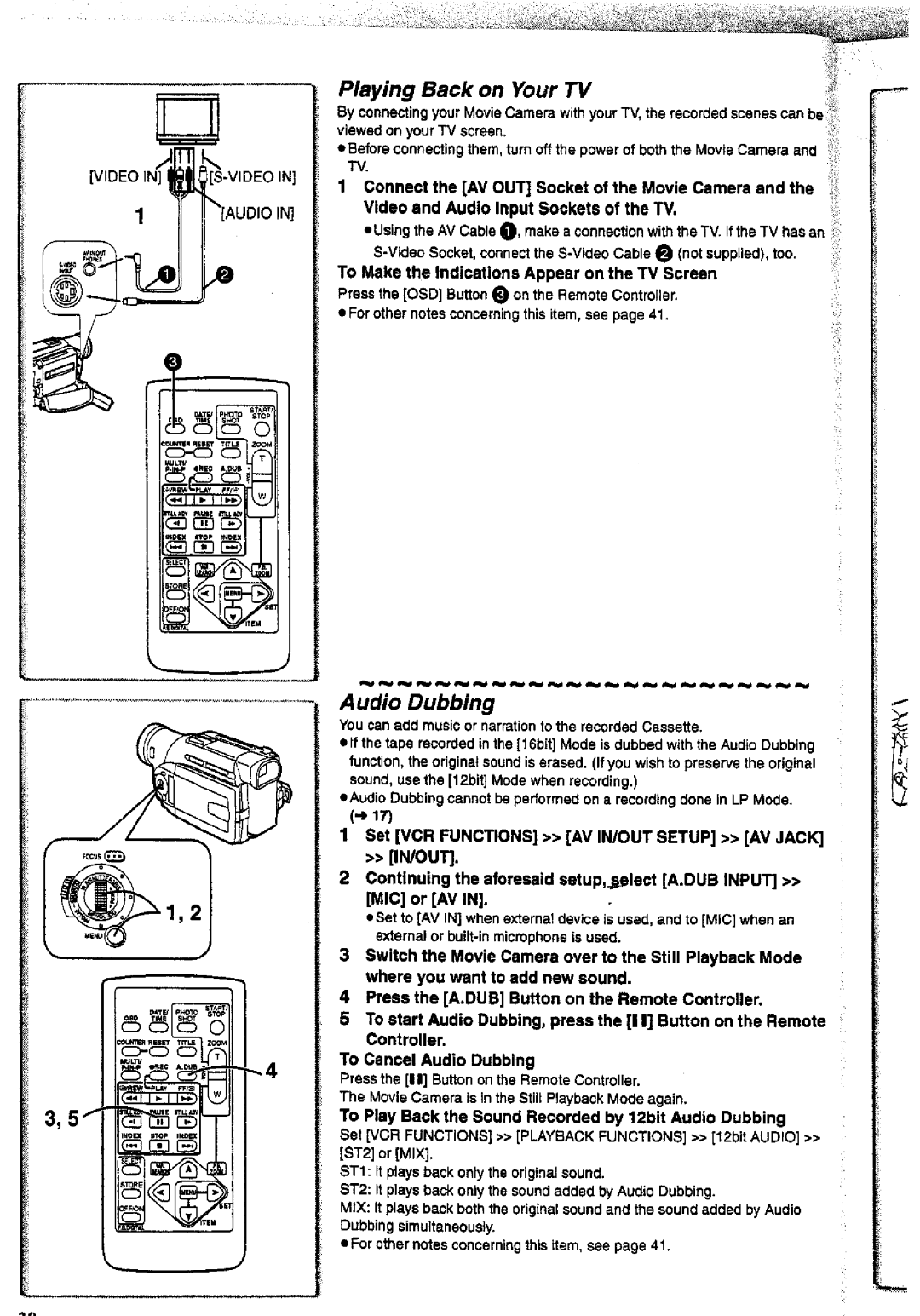 Panasonic NV-DS38A, NV-DS28A manual 