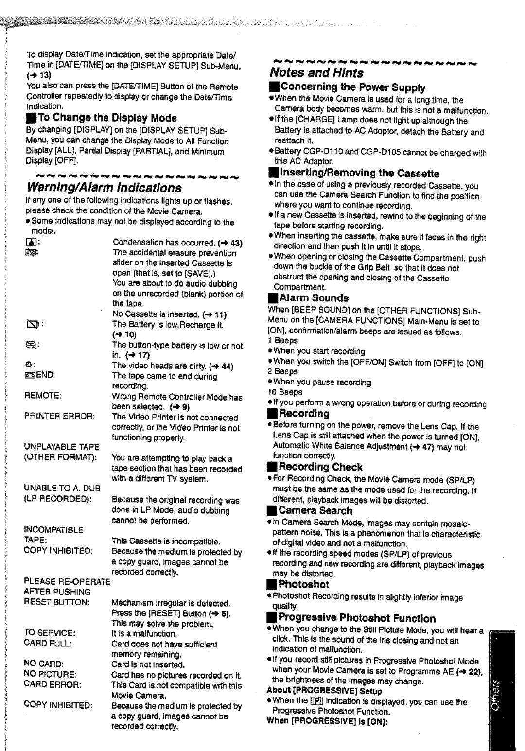 Panasonic NV-DS28A, NV-DS38A manual 