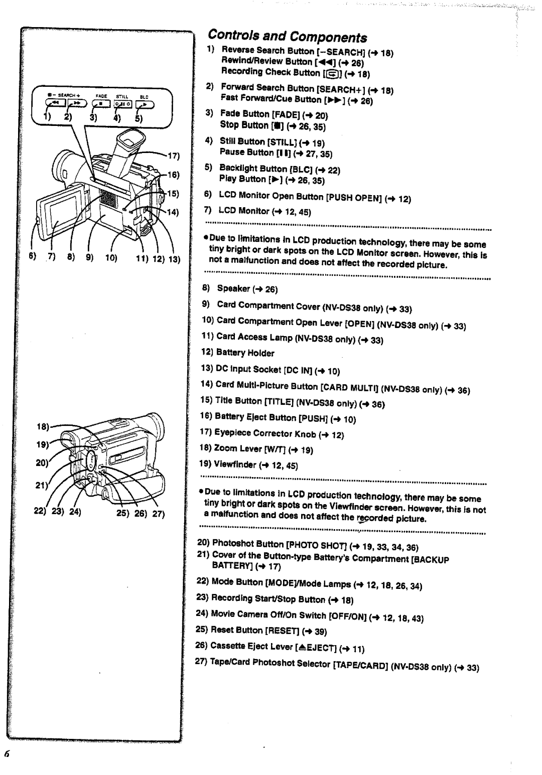 Panasonic NV-DS38A, NV-DS28A manual 