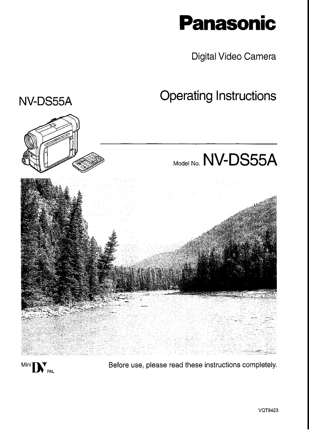 Panasonic NV-DS55A manual 