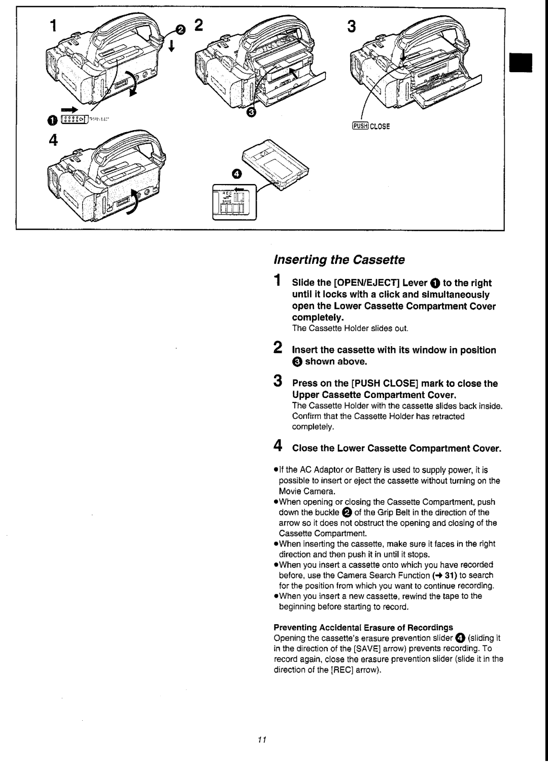 Panasonic NV-DS55A manual 