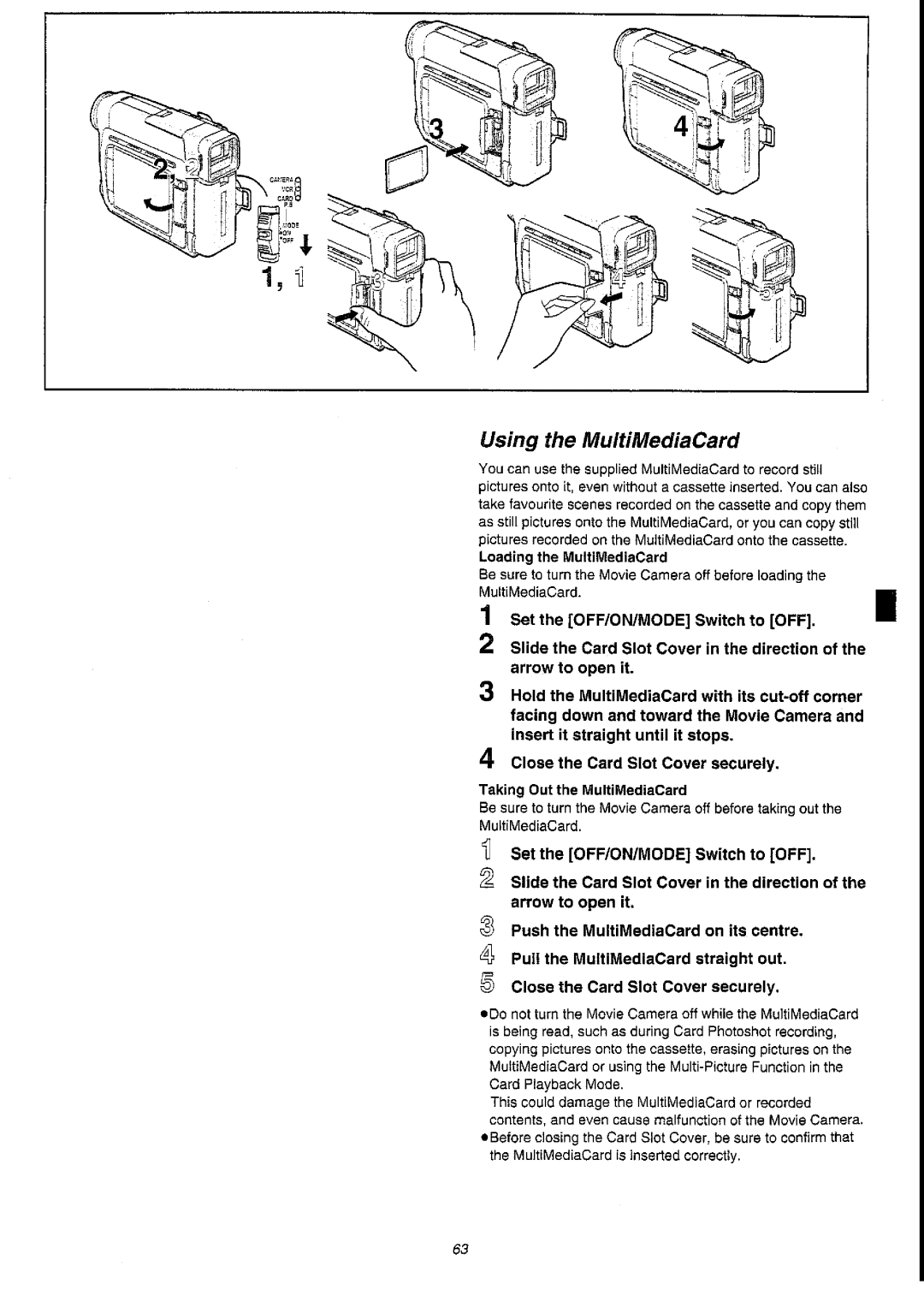 Panasonic NV-DS55A manual 