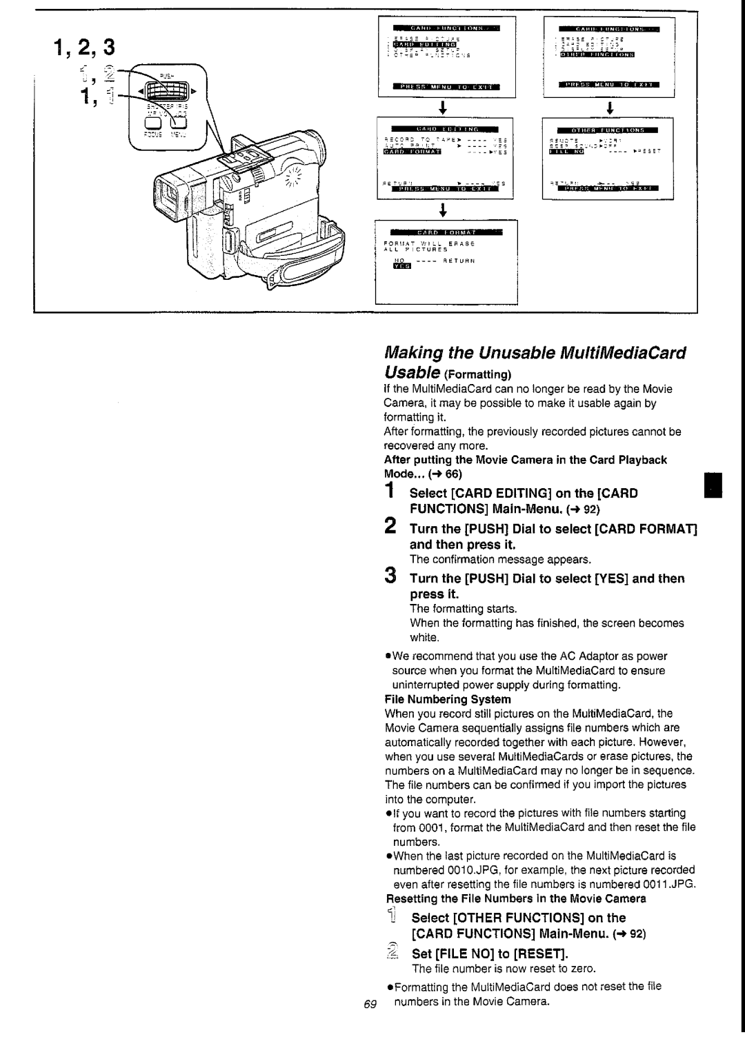 Panasonic NV-DS55A manual 