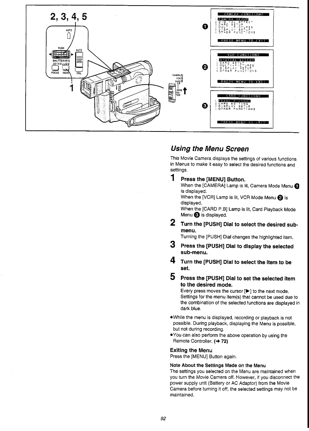 Panasonic NV-DS55A manual 