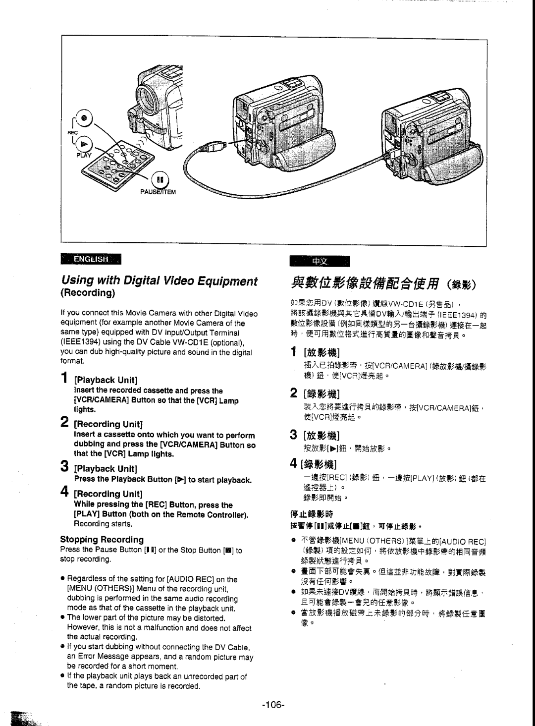 Panasonic NV-DS5EN manual 