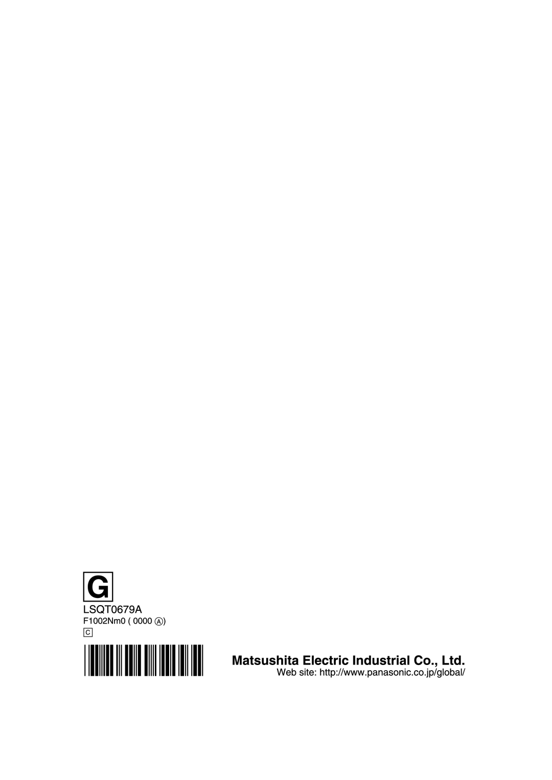 Panasonic NV-DS60, NV-DS65 operating instructions 