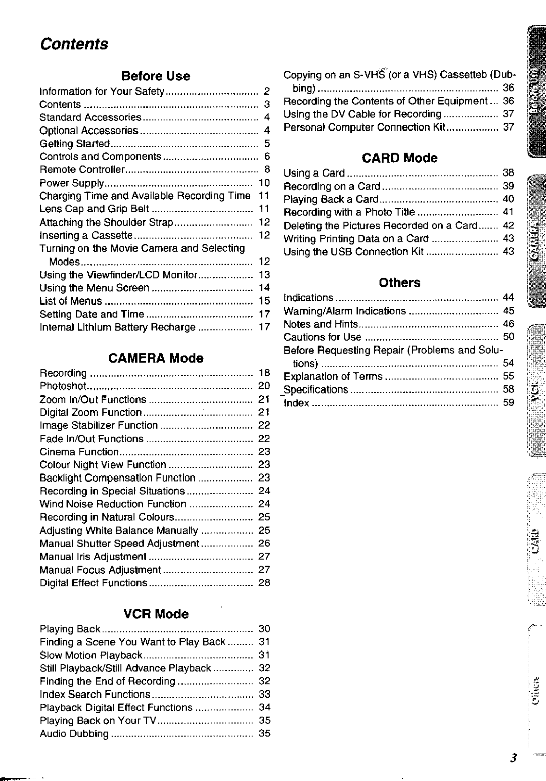 Panasonic NV-DS60A, NV-DS65A manual 