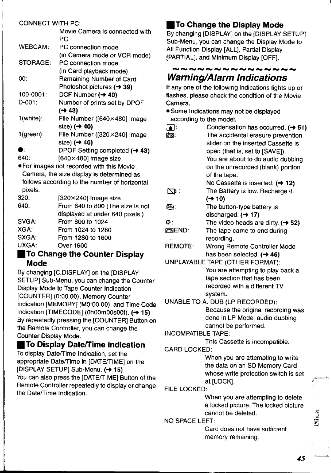 Panasonic NV-DS60A, NV-DS65A manual 