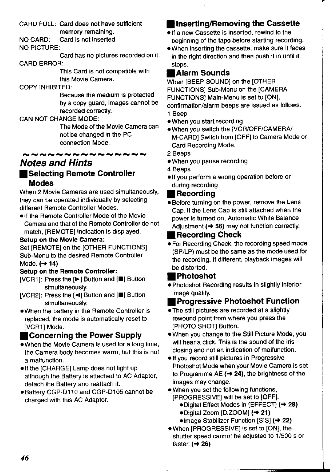 Panasonic NV-DS65A, NV-DS60A manual 