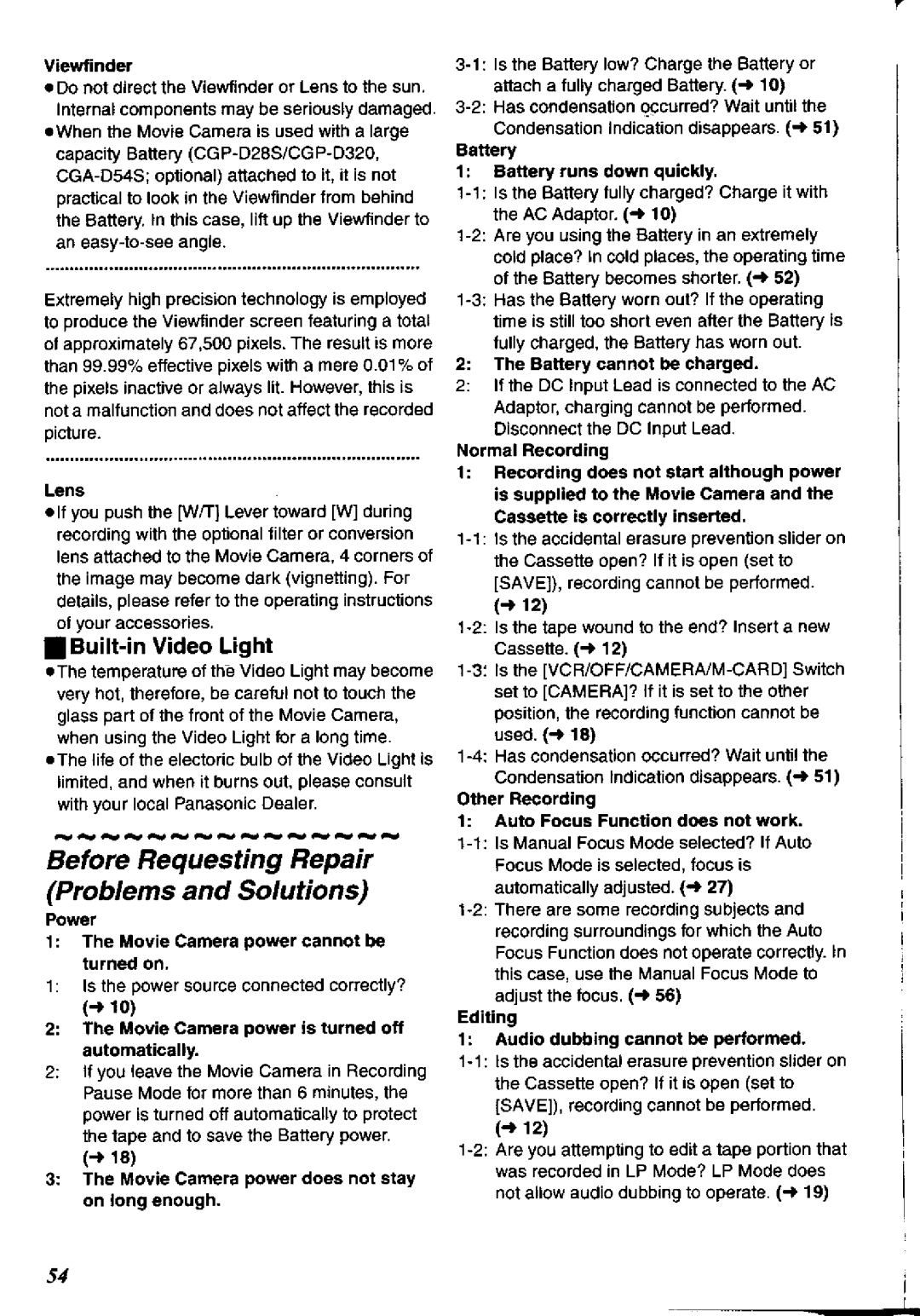 Panasonic NV-DS65A, NV-DS60A manual 