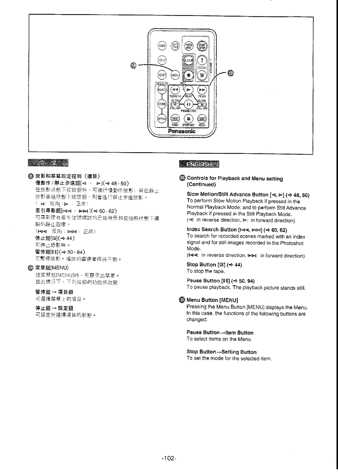 Panasonic NV-DS77ENA manual 