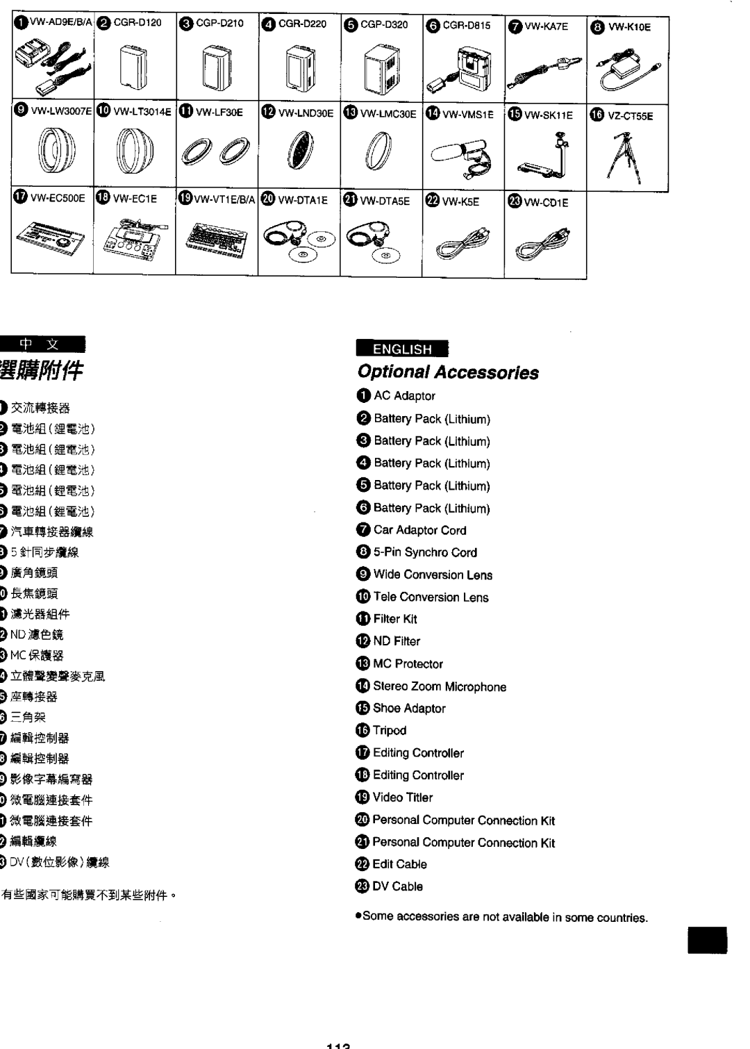 Panasonic NV-DS99ENA manual 