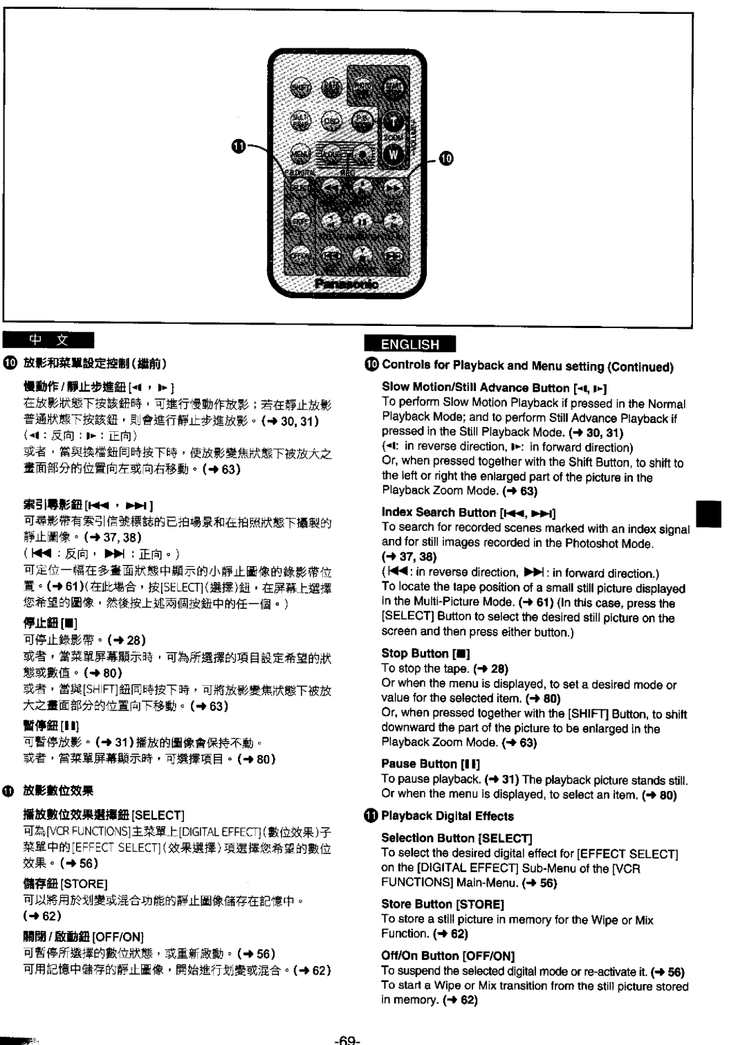 Panasonic NV-DS99ENA manual 