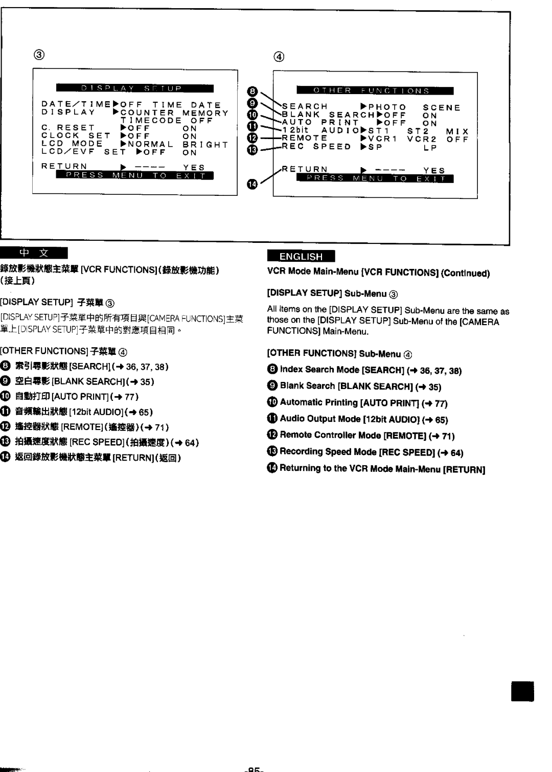 Panasonic NV-DS99ENA manual 