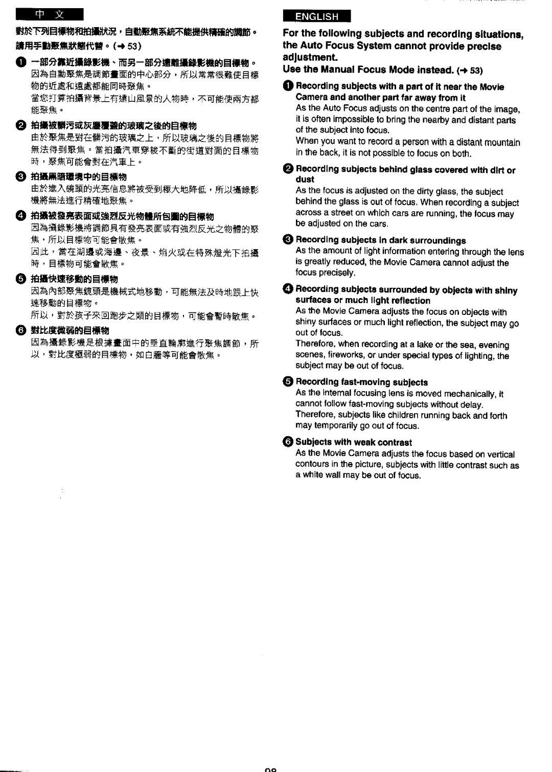 Panasonic NV-DS99ENA manual 