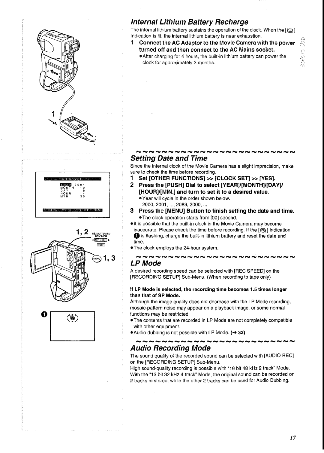 Panasonic NV-EX21A manual 