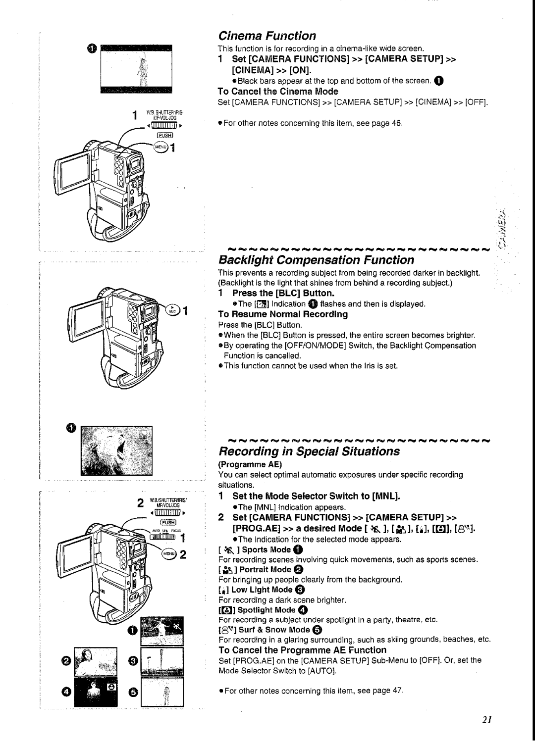 Panasonic NV-EX21A manual 