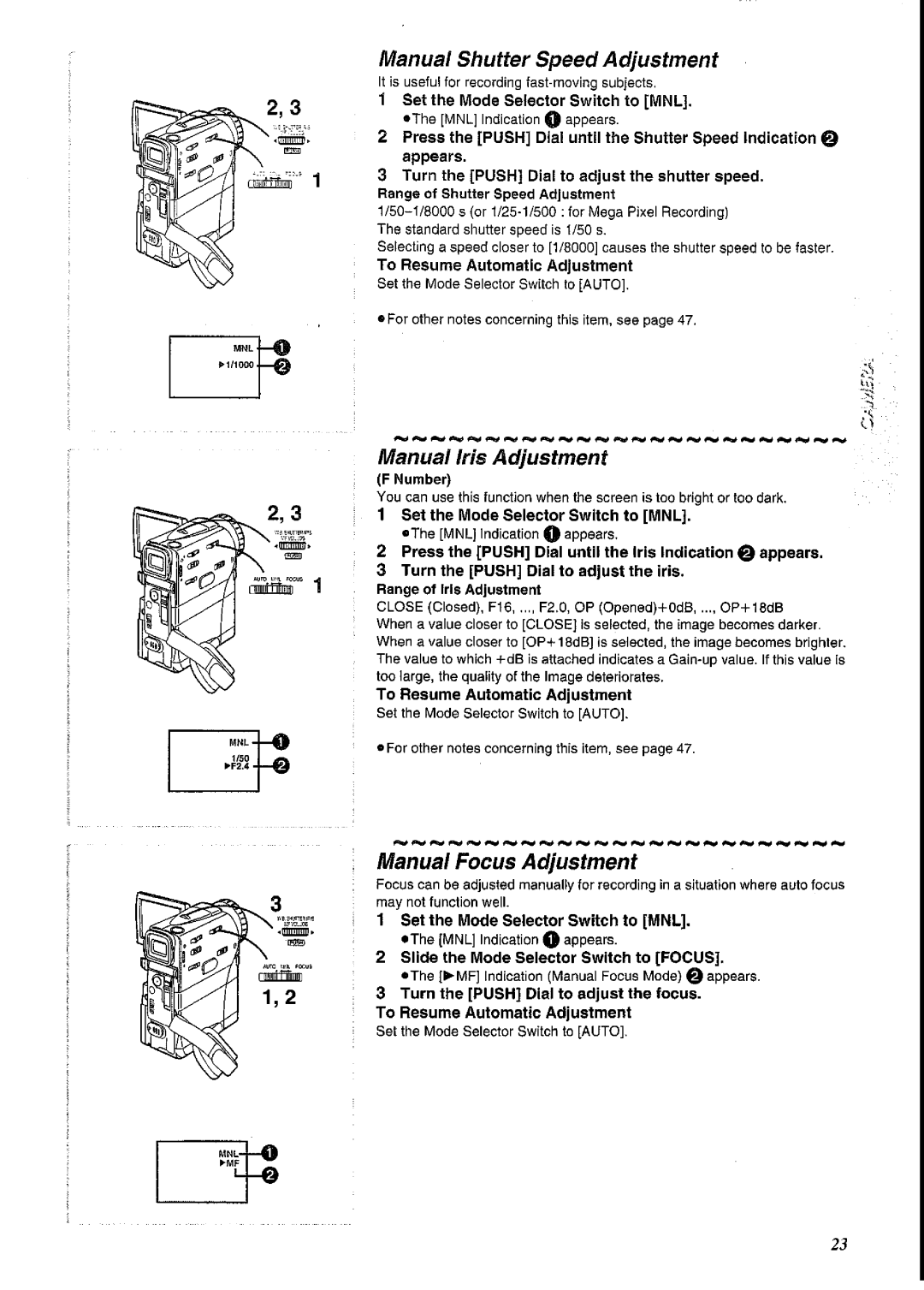 Panasonic NV-EX21A manual 