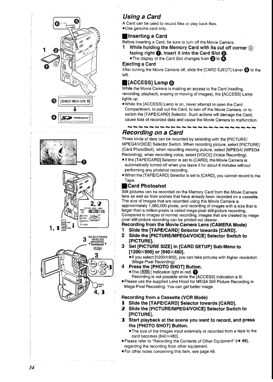 Panasonic NV-EX21A manual 