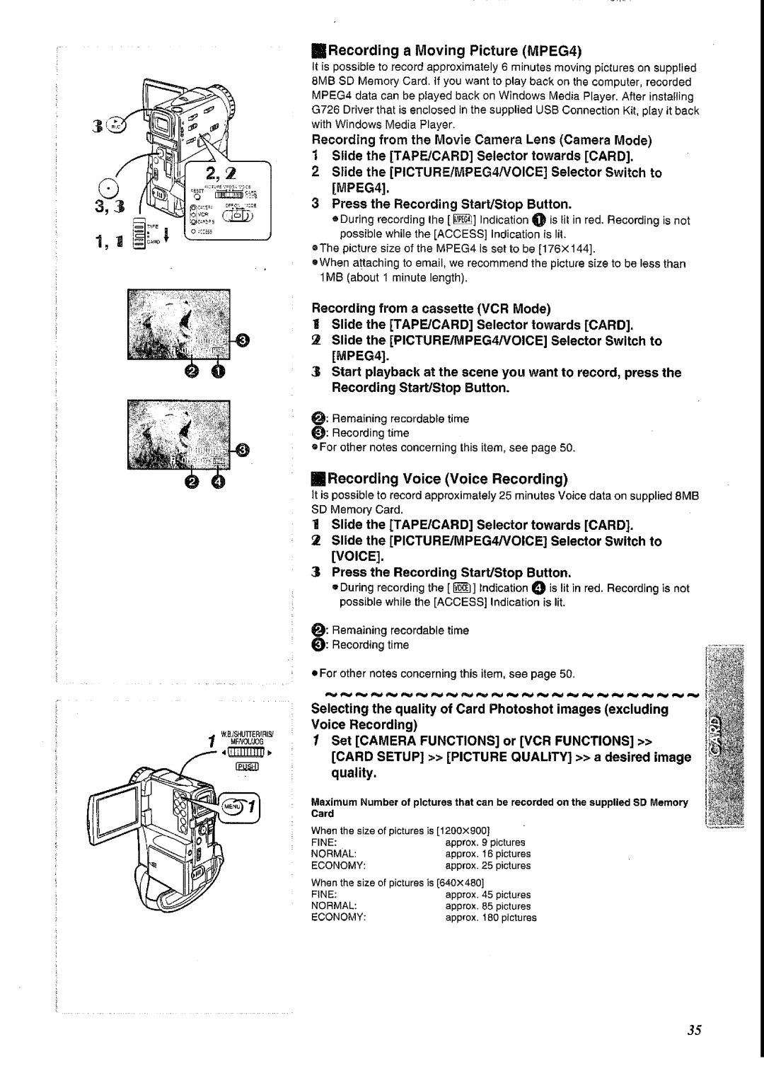 Panasonic NV-EX21A manual 