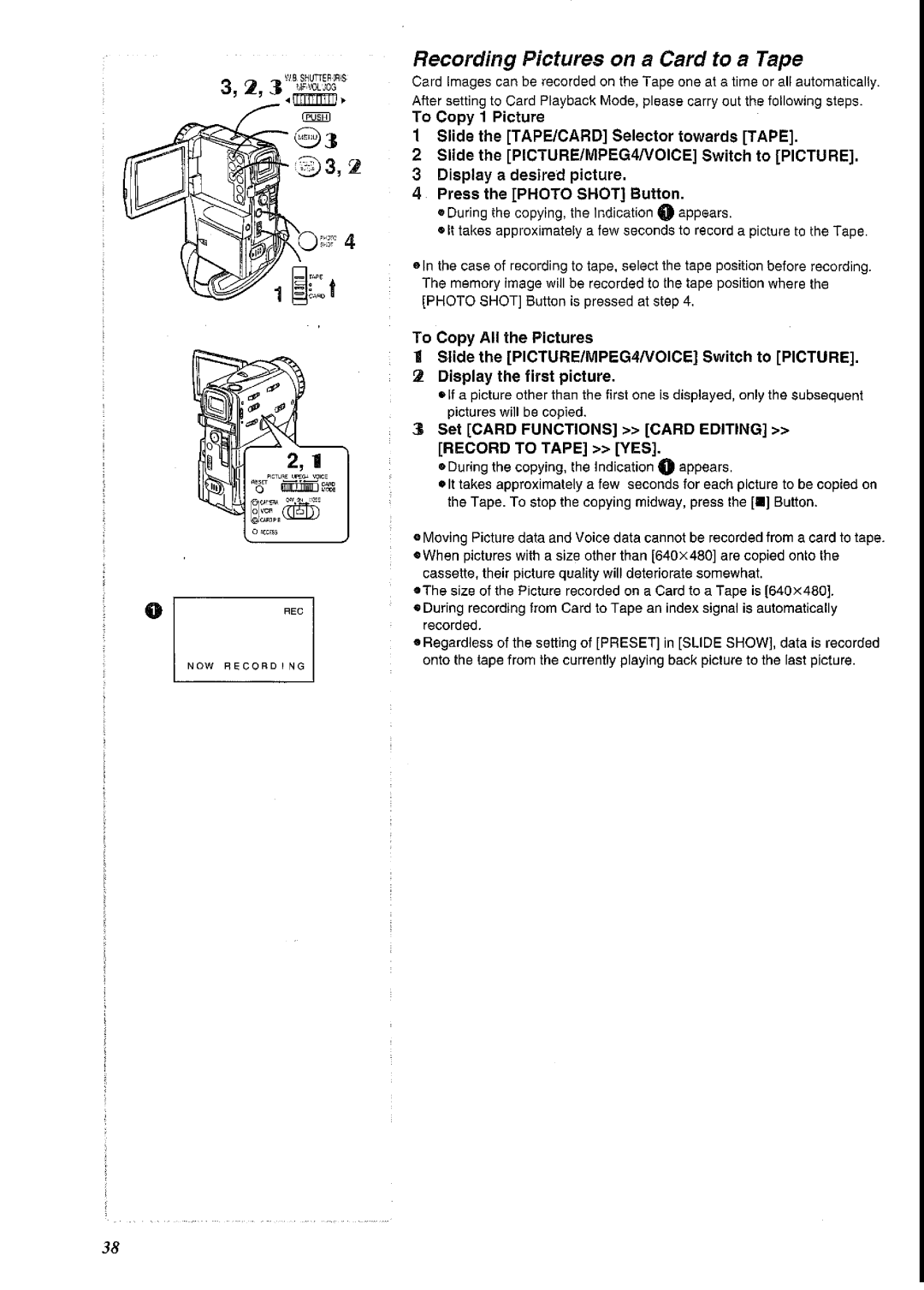 Panasonic NV-EX21A manual 