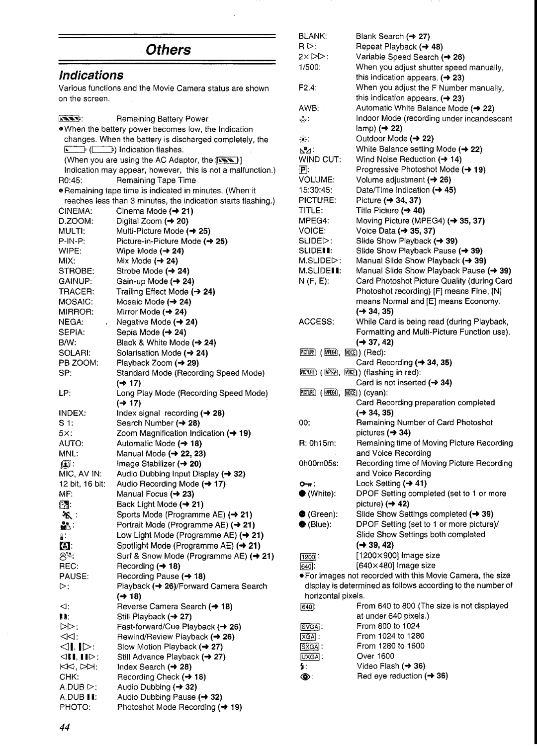 Panasonic NV-EX21A manual 