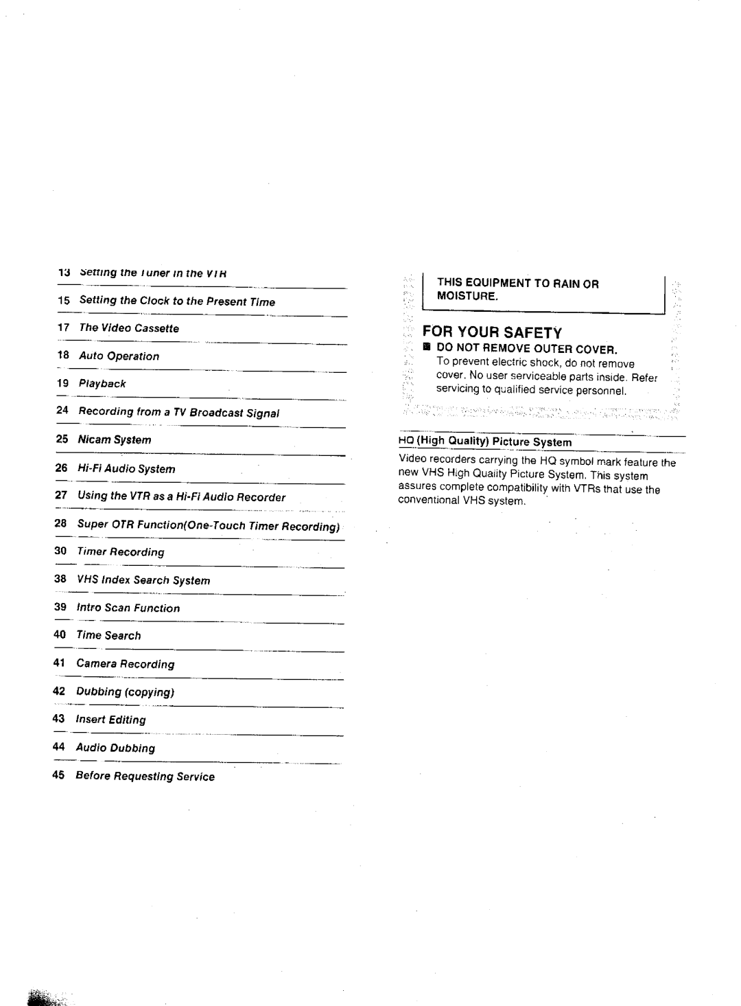 Panasonic NV-F55EA manual 